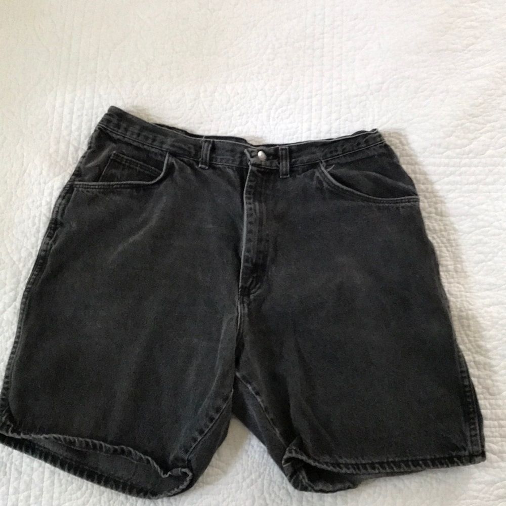 Black Jean shorts